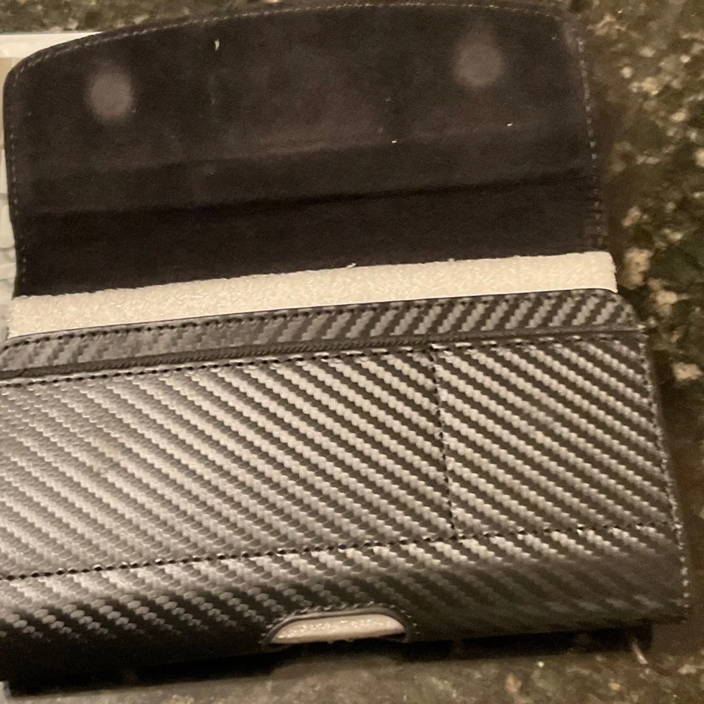 Carbon Fiber Textured Black Phone Case